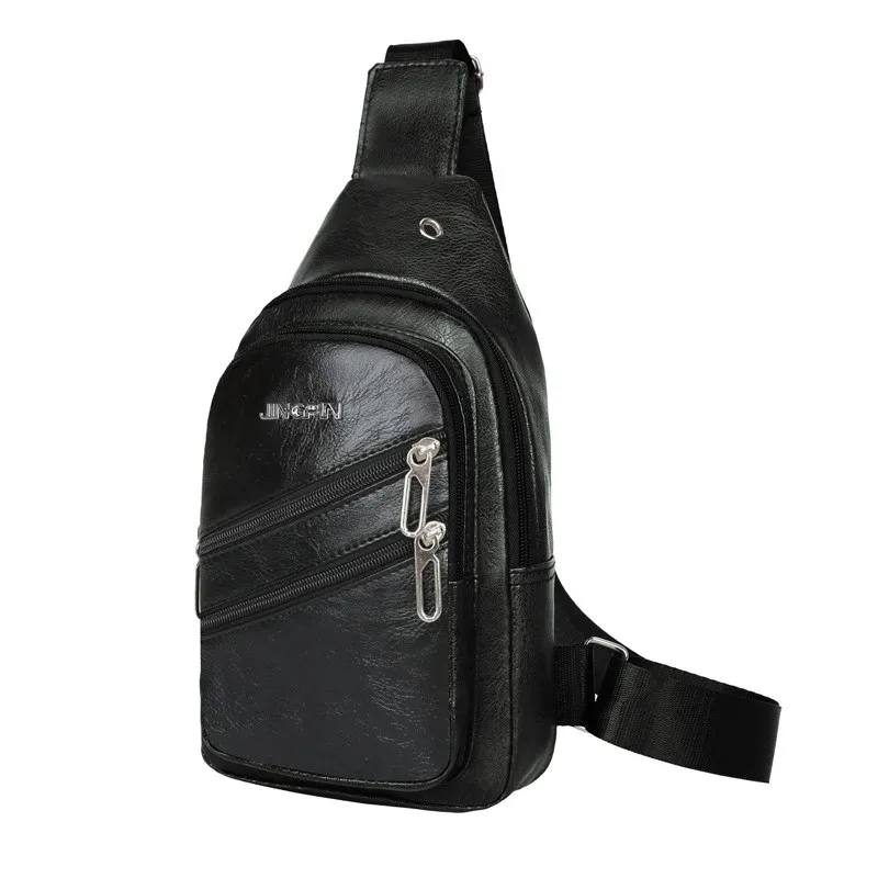 Brusttasche/Schultertasche, Farbe Schwarz